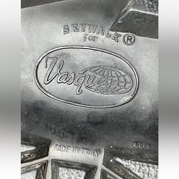 Vasque HIKING ankle Boots Gore-Tex 7534 TAN BLUE Womens 8,  Made In Italy, SUEDE - Picture 6 of 16